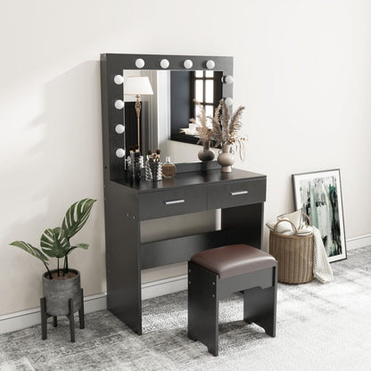 Fidel Vanity Set - Black