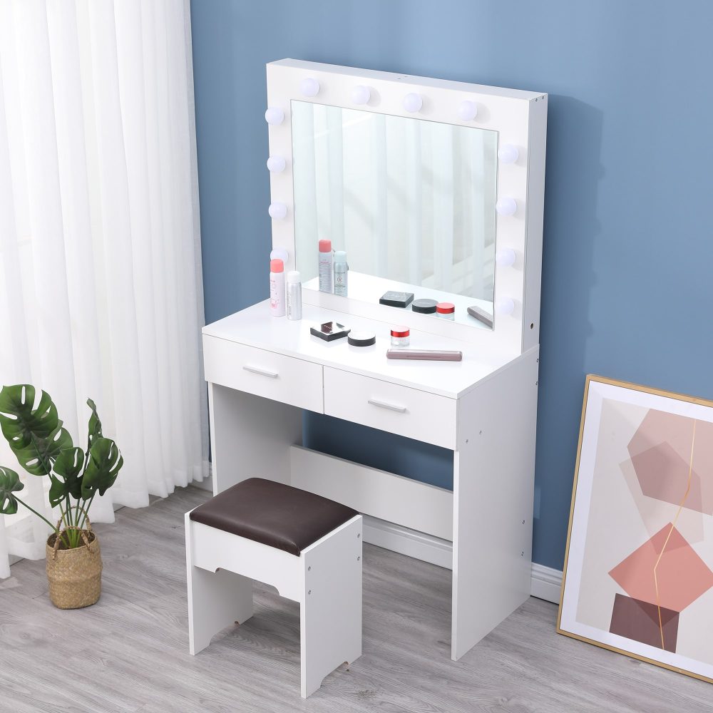 Fidel Vanity Set - White
