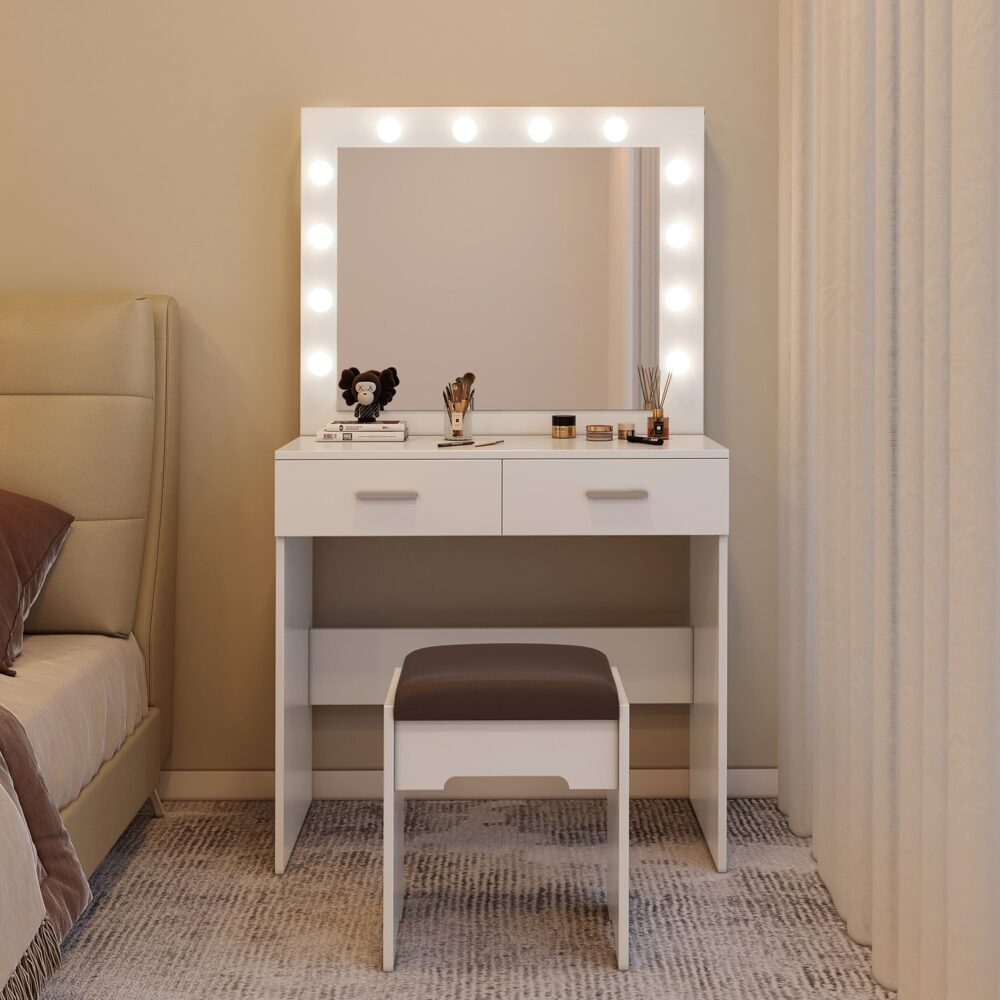 Fidel Vanity Set - White