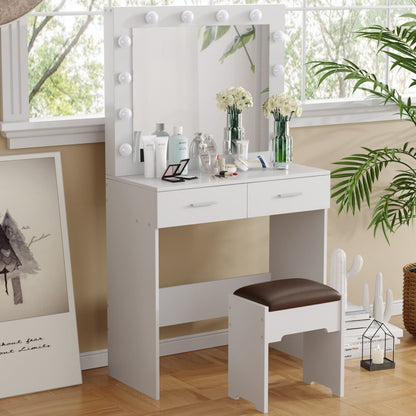 Fidel Vanity Set - White