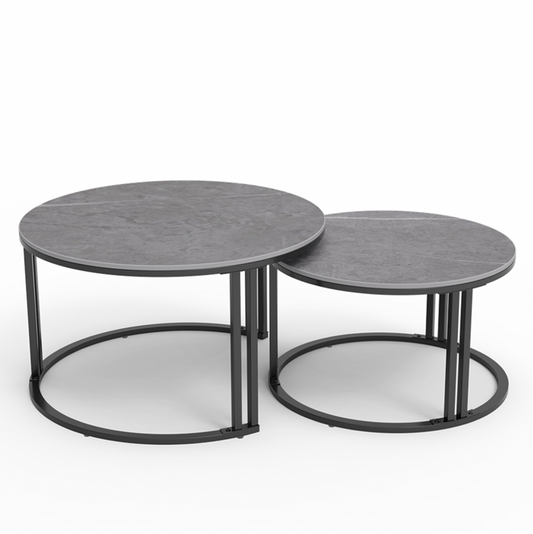 Premier Nested Coffee Table Set - Grey Stone
