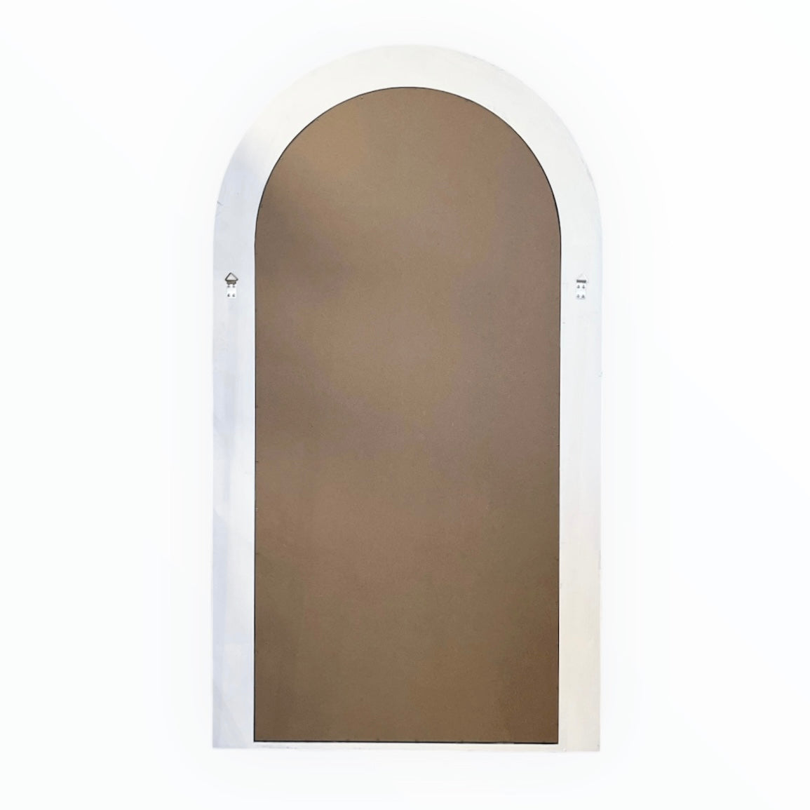 Sierra Arched Mirror – Beach White