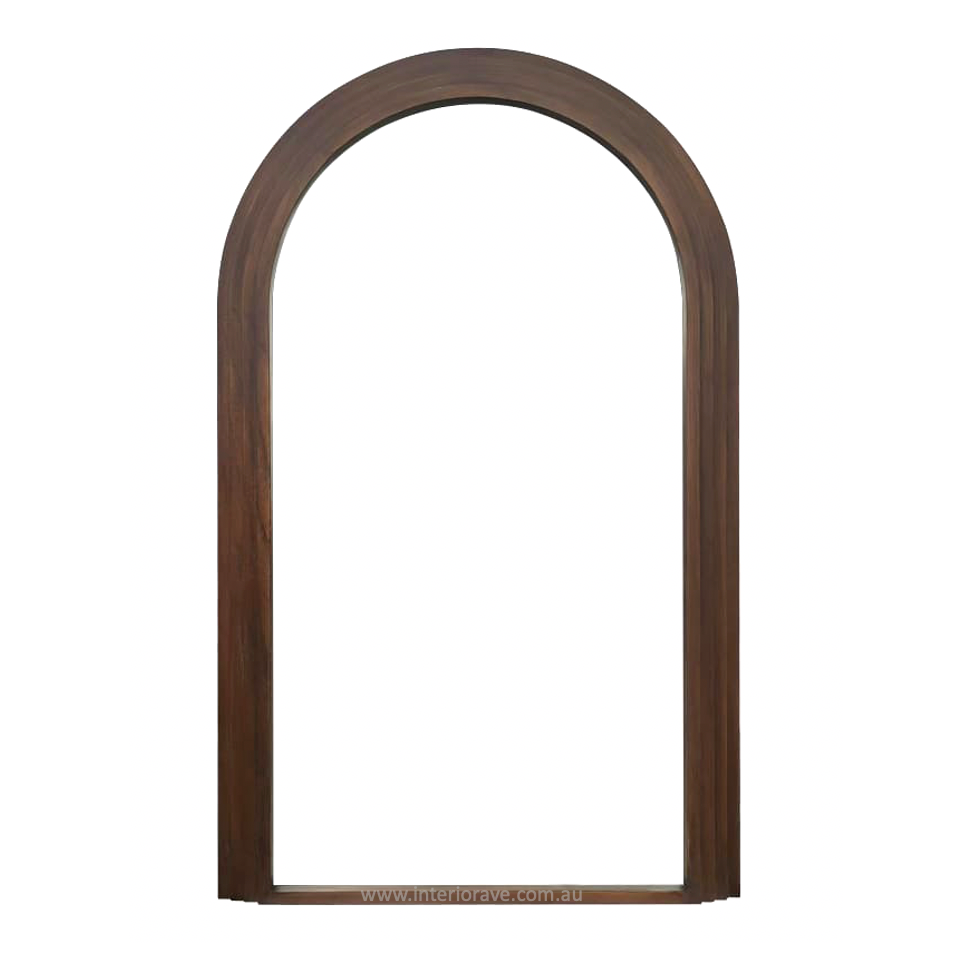 Sierra Arched Step Mirror – Walnut