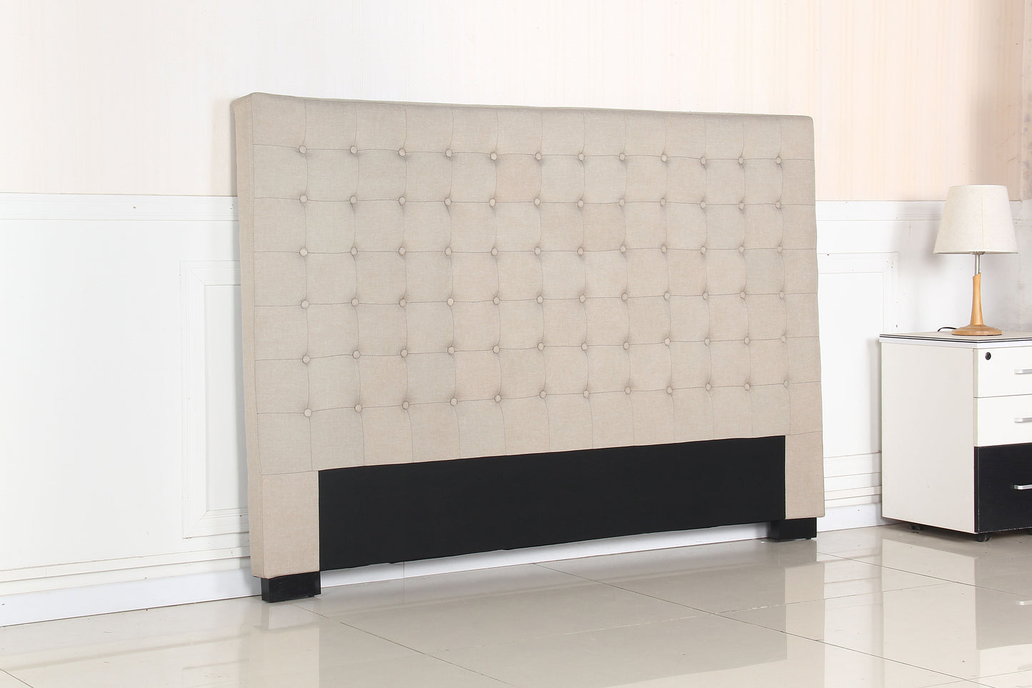 King Size | Cilantro Bed Headboard - Beige