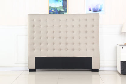 Queen Size | Cilantro Bed Headboard - Beige