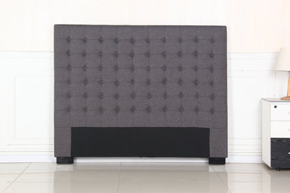 Queen Size | Cilantro Bed Headboard - Charcoal