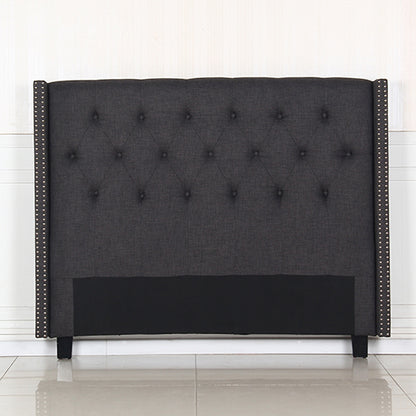 Queen Size | Milano Bed Headboard - Charcoal