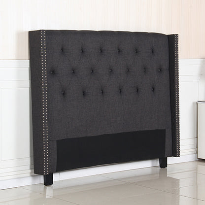 Queen Size | Milano Bed Headboard - Charcoal