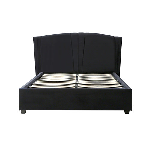 Roman Queen Gas Lift Bed Frame - Black