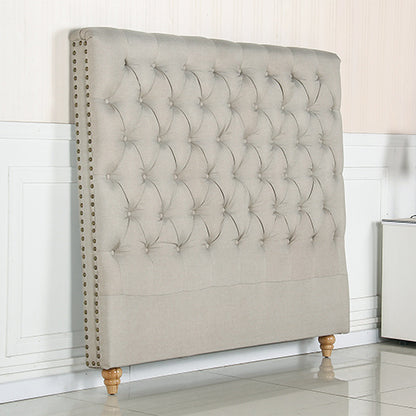 Double Size |  Provincial Bed Headboard - Beige
