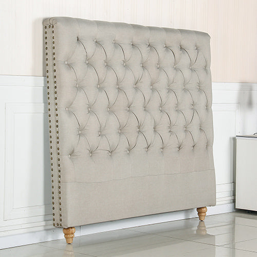 Queen Size | Provincial Bed Headboard - Beige