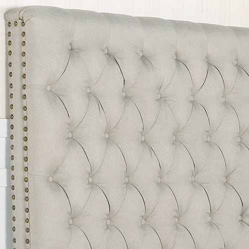 Queen Size | Provincial Bed Headboard - Beige