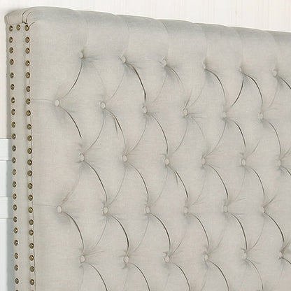 Queen Size | Provincial Bed Headboard - Beige