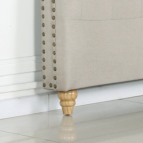Queen Size | Provincial Bed Headboard - Beige
