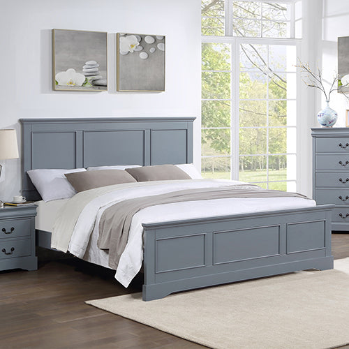 Spencer King Bed Frame - Grey