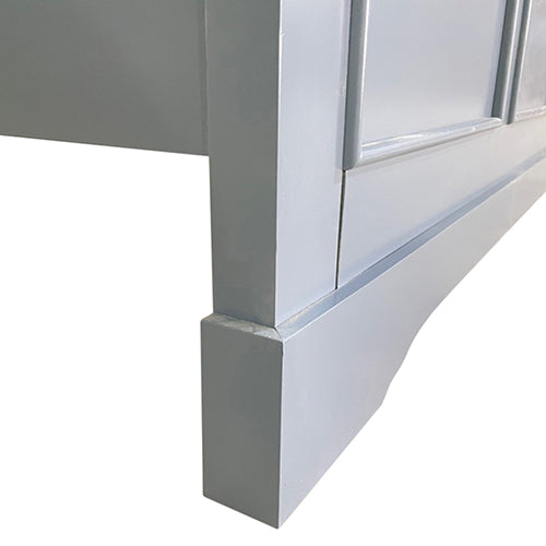 Spencer King Bed Frame - Grey