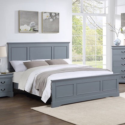 Spencer Queen Bed Frame - Grey