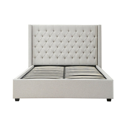 Veronica Double Gas Lift Bed Frame - Grey