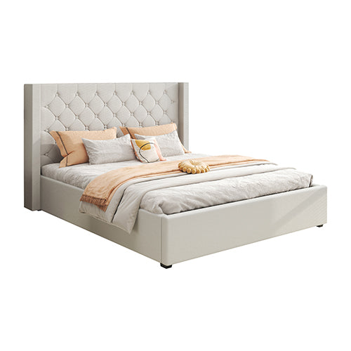 Veronica King Gas Lift Bed Frame - Grey