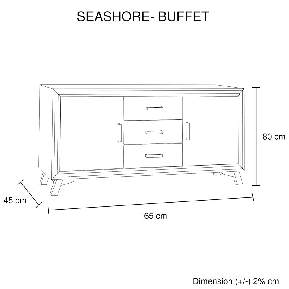 Seashore Buffet Sideboard - Acacia