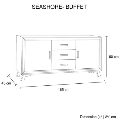 Seashore Buffet Sideboard - Acacia