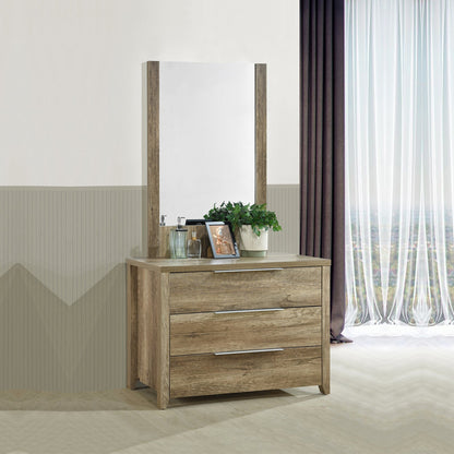 Cielo 3 Drawer with Mirror - Oak