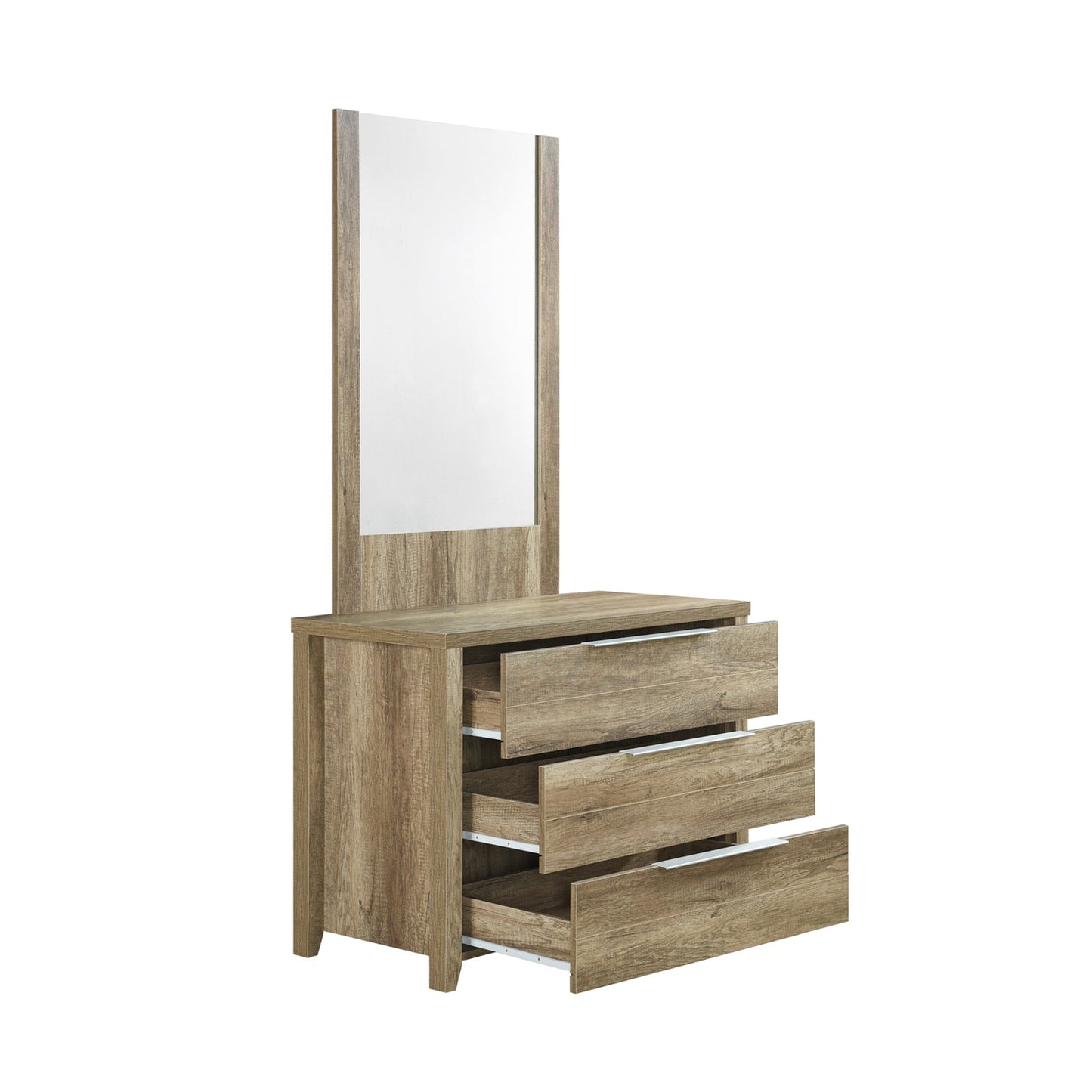 Cielo 3 Drawer with Mirror - Oak
