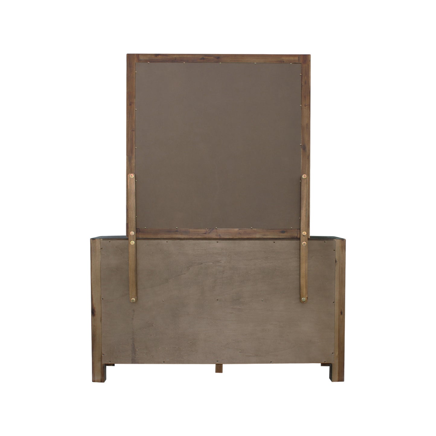 Nowra 6 Drawer with Mirror - Chocolate