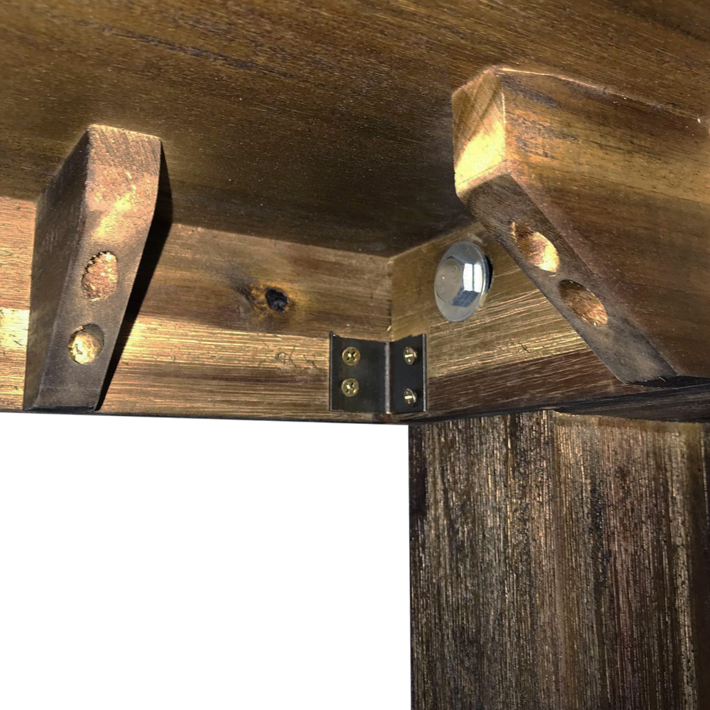 Nowra Dining Table 180cm with Solid Acacia Wooden Base - Chocolate