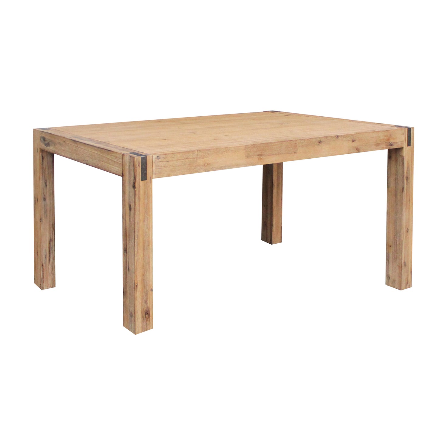 Nowra Dining Table 210cm with Solid Acacia Wooden Base - Oak