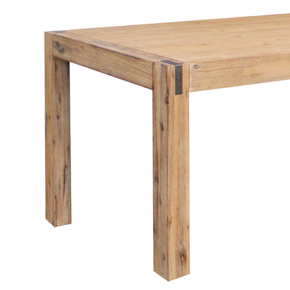 Nowra Dining Table 210cm with Solid Acacia Wooden Base - Oak