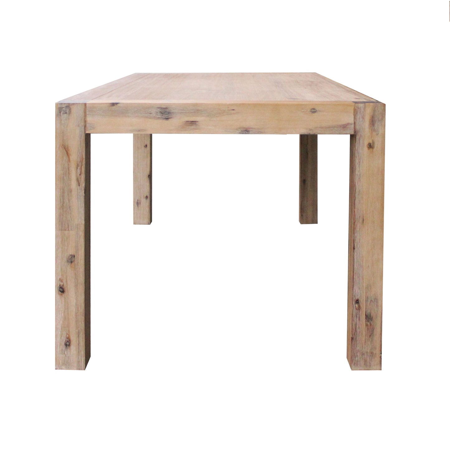 Nowra Dining Table 210cm with Solid Acacia Wooden Base - Oak