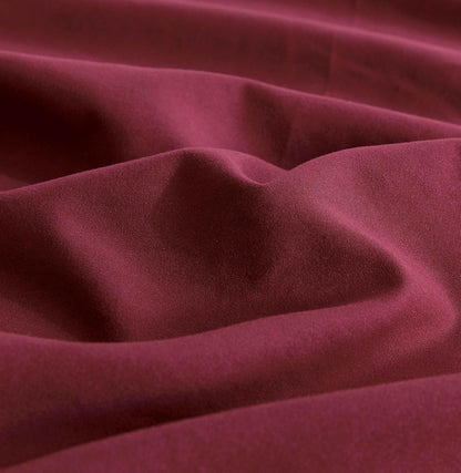 Vintage Washed Microfibre Sheet Set - Burgundy