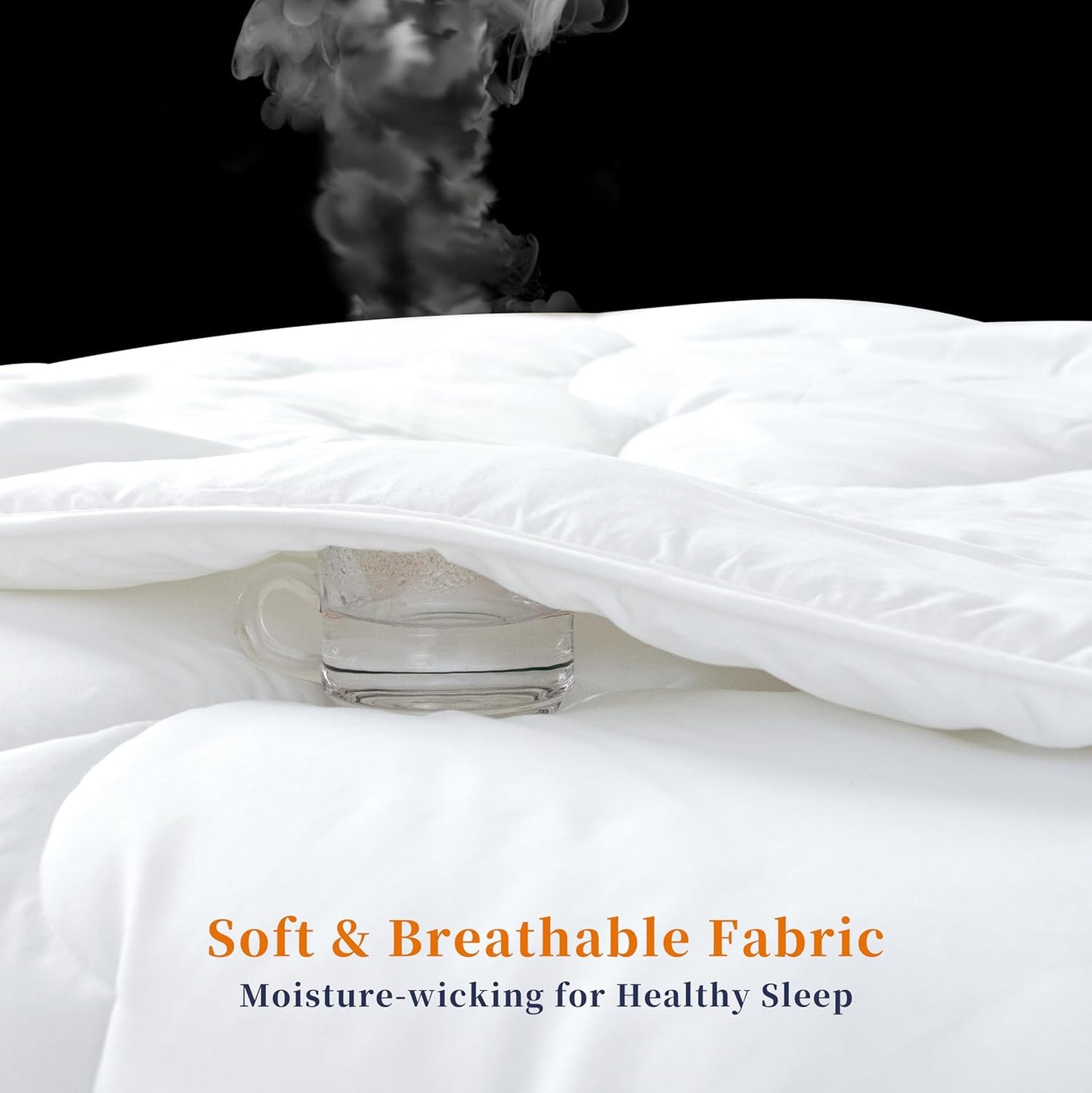 All Season Ultra Soft Premium Bamboo Microfiber Quilt - Double Size