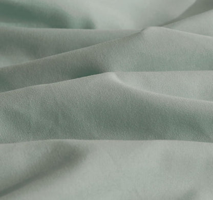 Vintage Washed Microfibre Sheet Set - Sage