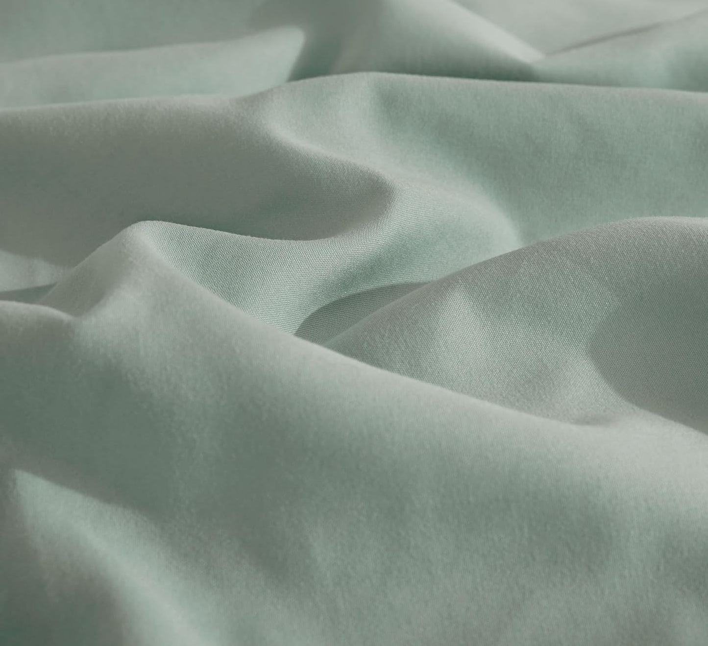 Vintage Washed Microfibre Sheet Set - Sage