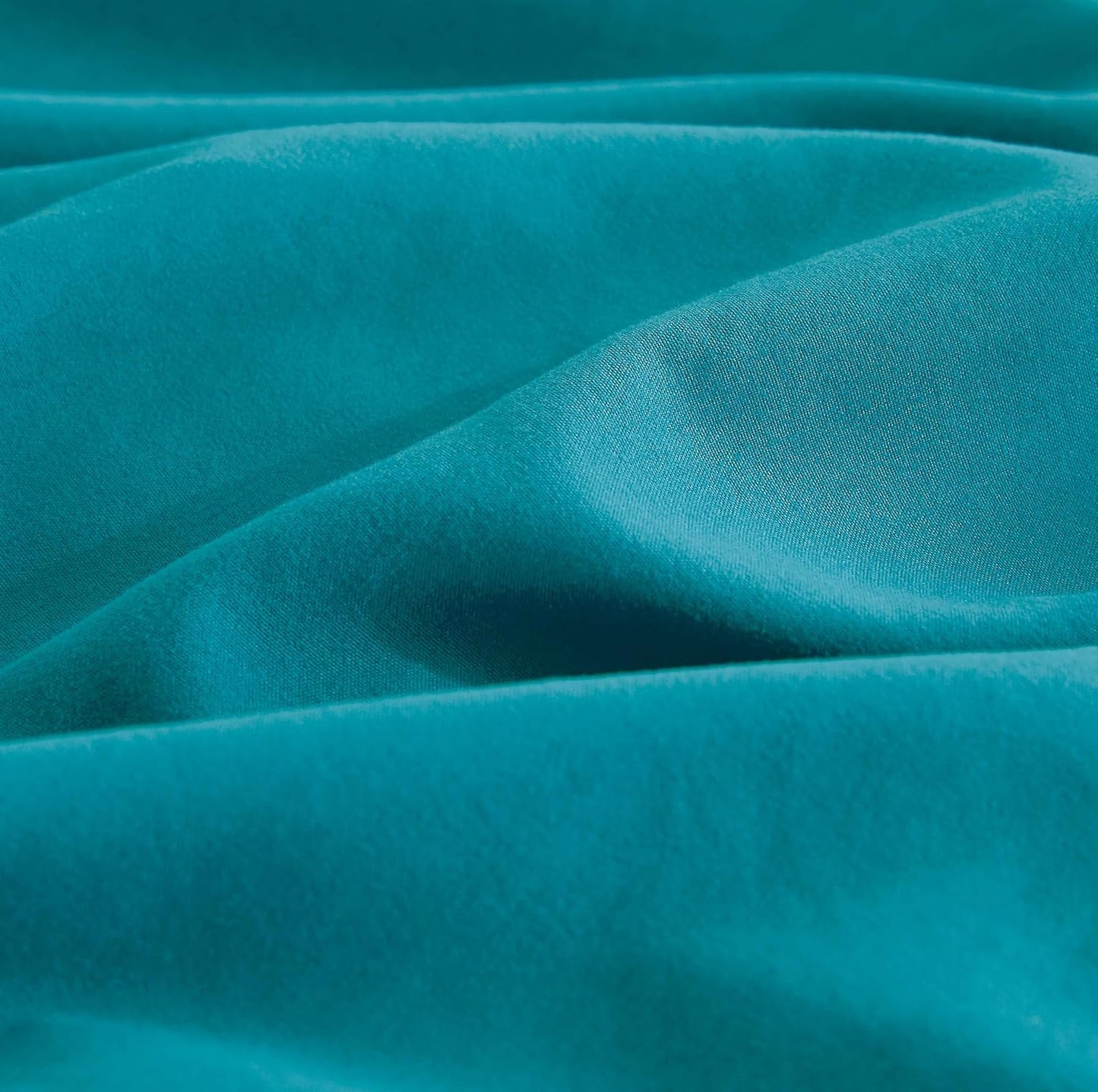 Vintage Washed Microfibre Sheet Set - Teal