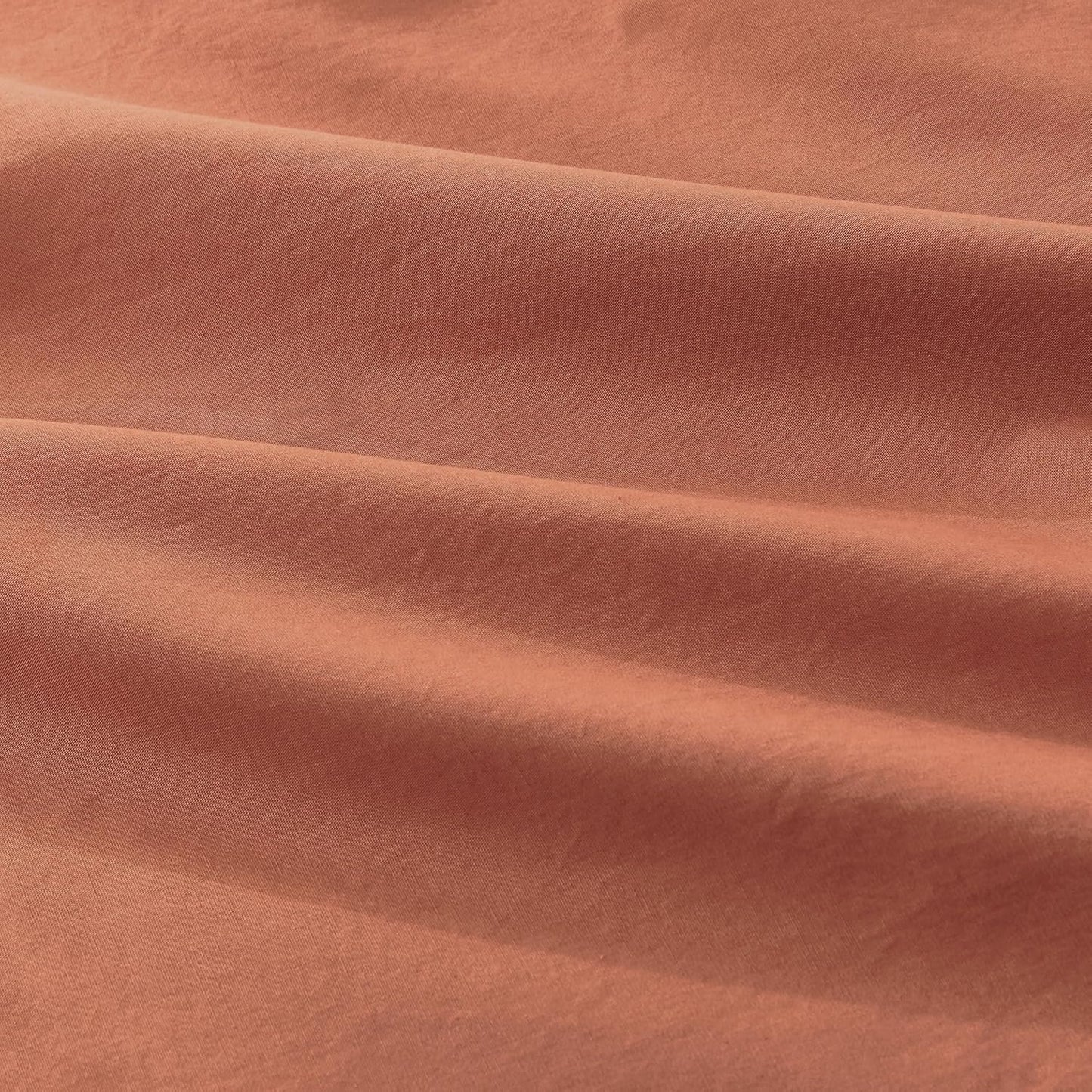 Vintage Washed Cotton Fitted Sheet Combo Set – Brick