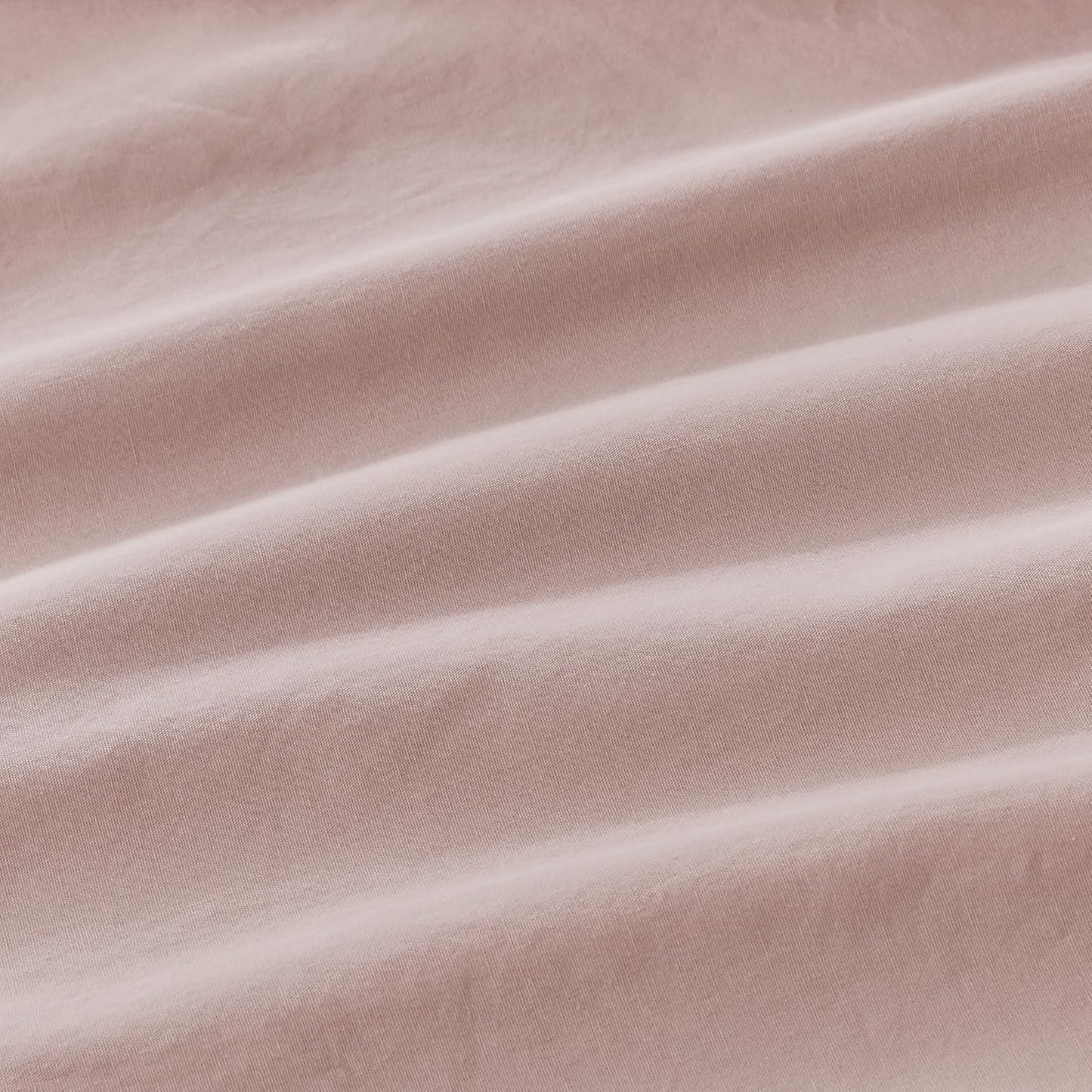 Vintage Washed Cotton Fitted Sheet Combo Set – Pink