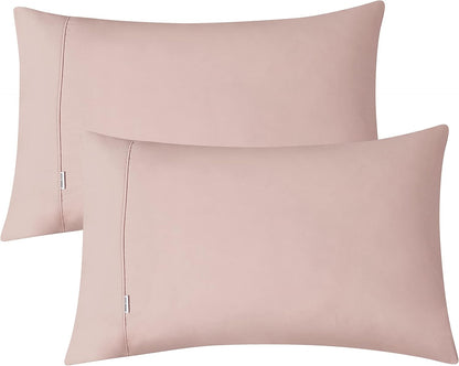 Vintage Washed Cotton Fitted Sheet Combo Set – Pink