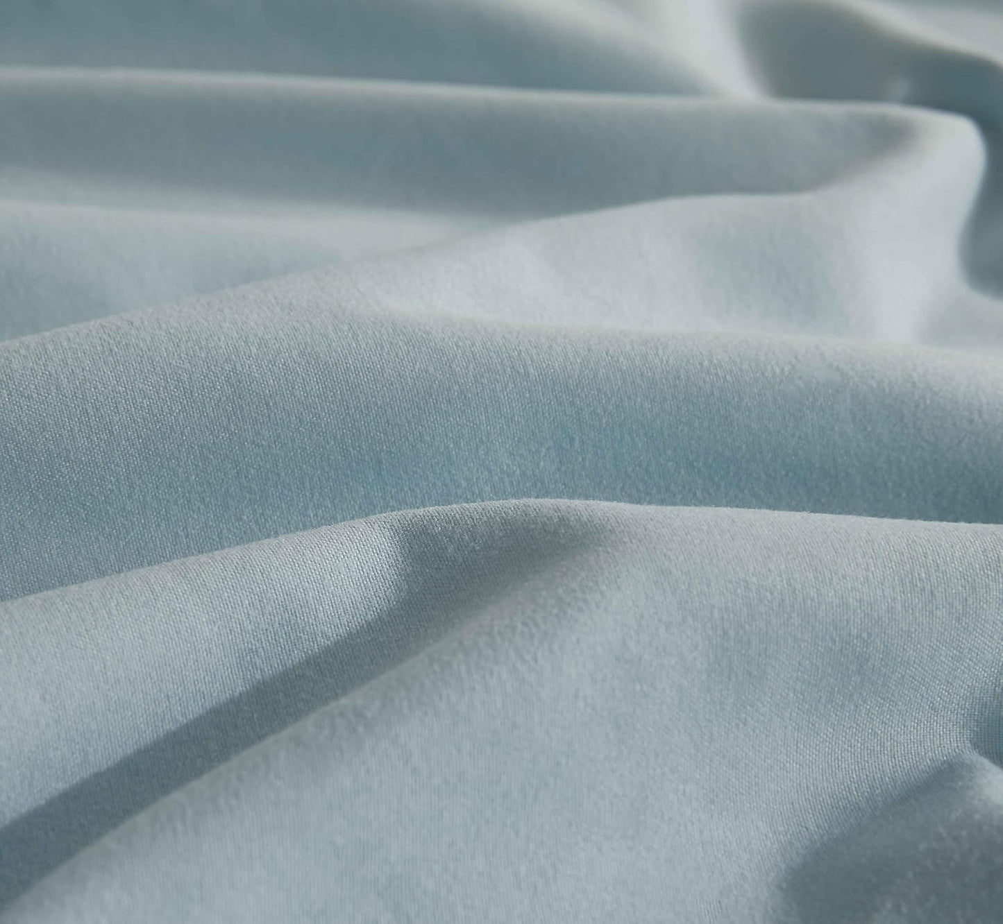 Vintage Washed Microfibre Sheet Set - Blue