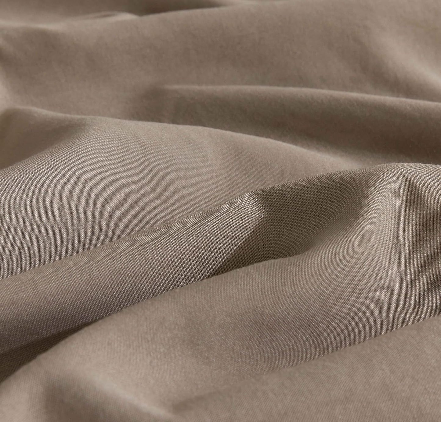 Vintage Washed Microfibre Sheet Set - Truffle