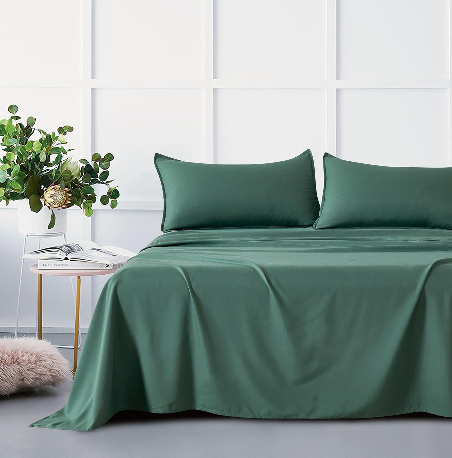 Bamboo Microfibre Sheet Set - Green