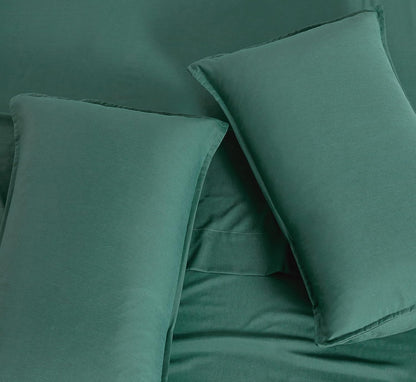 Bamboo Microfibre Sheet Set - Green