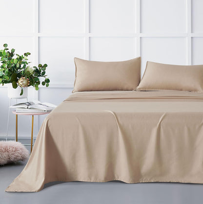 Bamboo Microfibre Sheet Set - Linen