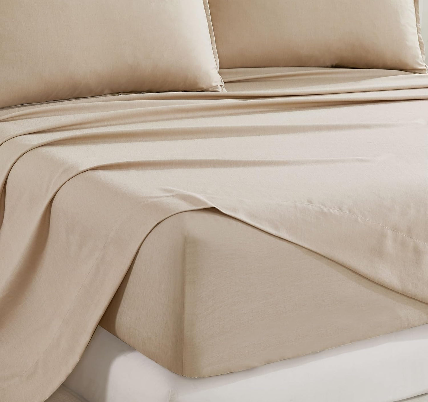 Bamboo Microfibre Sheet Set - Linen