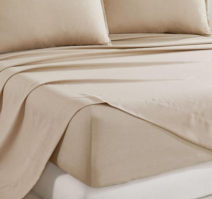 Bamboo Microfibre Sheet Set - Linen