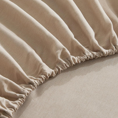 Bamboo Microfibre Sheet Set - Linen