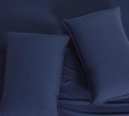 Bamboo Microfibre Sheet Set - Navy