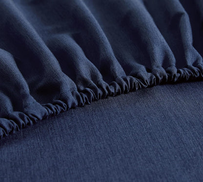 Bamboo Microfibre Sheet Set - Navy